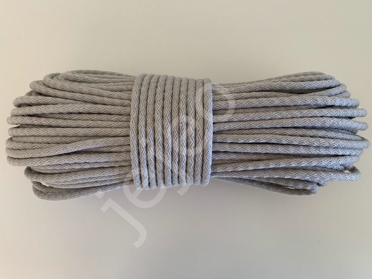 Pamuk tress kordon ip - Gri (1 kg 48/50metre)