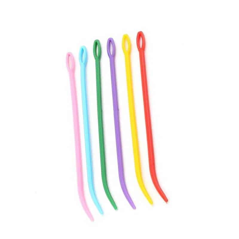 Kıvrık Uçlu Plastik İğne (2 Adet)