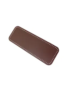 Çanta tabanı dikdörtgen 13x35 cm - kahverengi