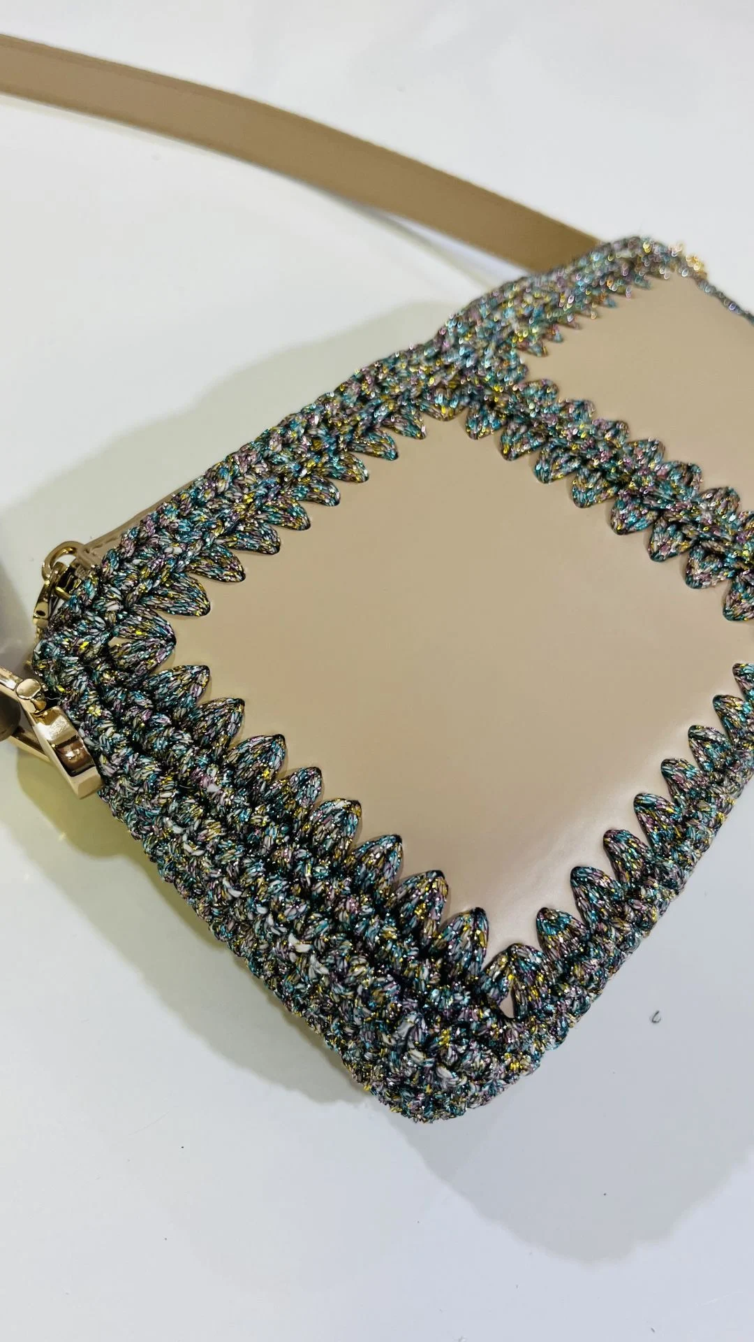 Çanta Seti Kere derili  - krem