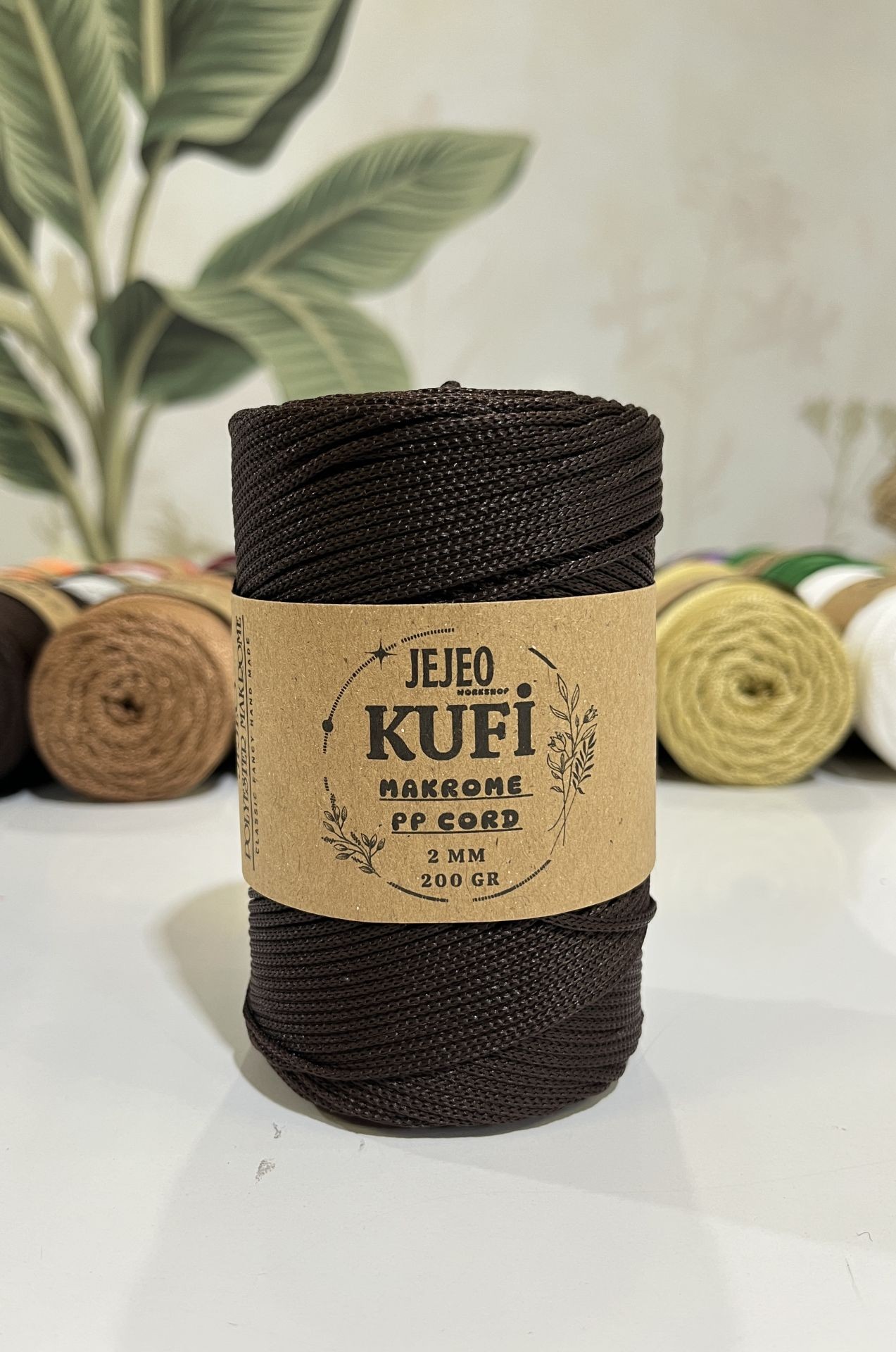 PP Makrome 2 mm / Acı kahve