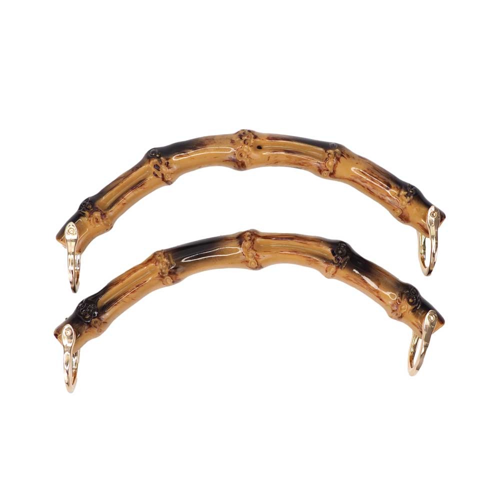  Bambu Görünümlü Çanta Sapı Kısa C Model 17 CM (Çift)