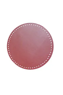 Yuvarlak çanta tabanı - bordo