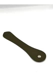 Çıt Çıtlı Kapak deri kapama - haki