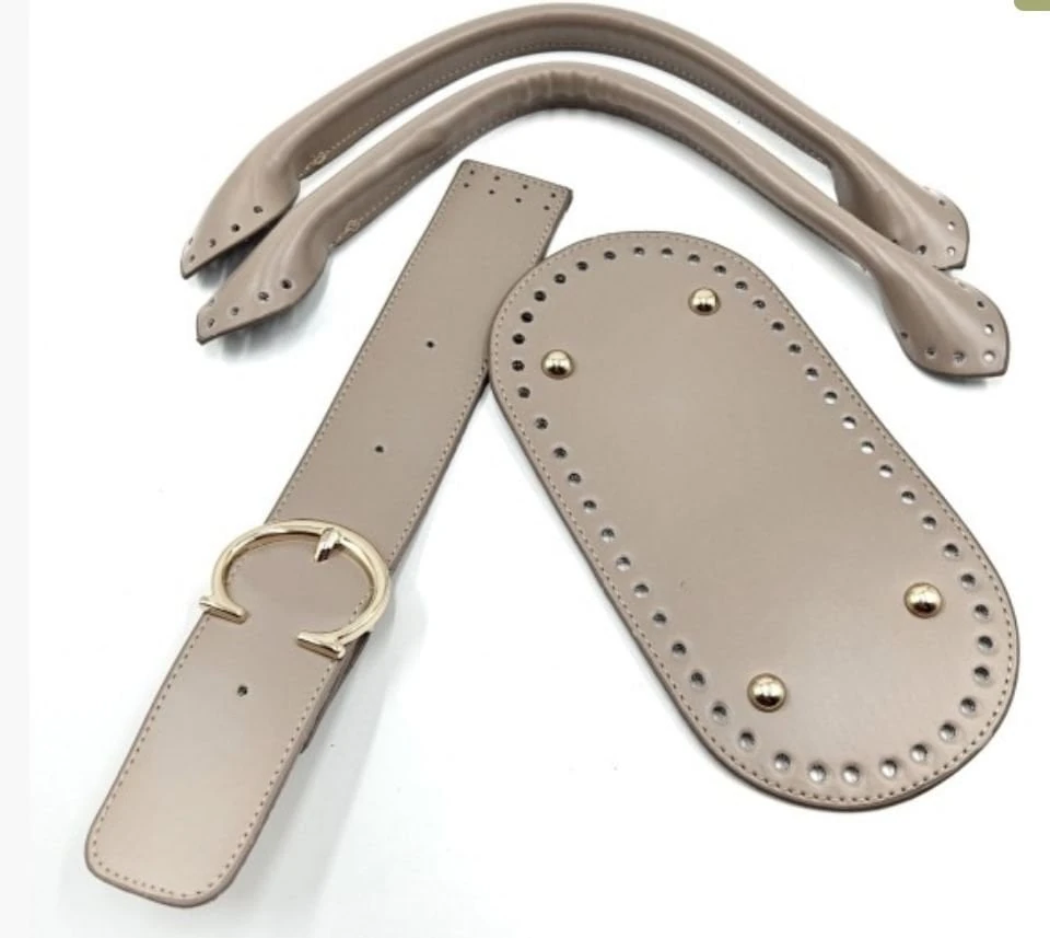 Diamond mat çanta seti - Vizon