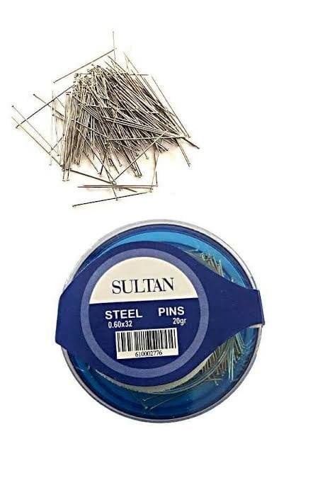 SULTAN ÇELİK TOPLU İĞNE MAVİ SÜNGERLİ
