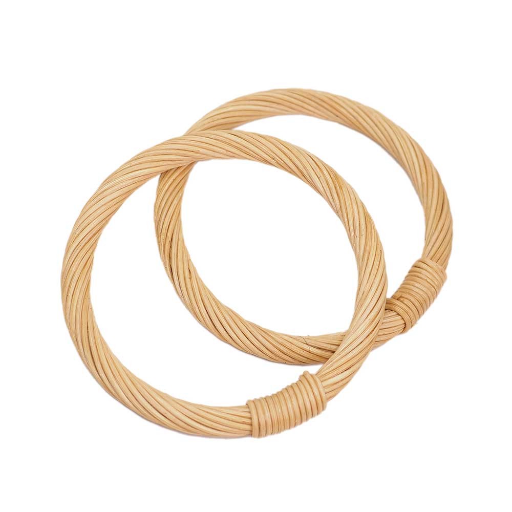 Rattan Bambu Çanta Sapı O Model 10,5 CM 
