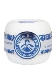 Ören Bayan 100Gr 6 Kat Dantel İpi 50 No - Beyaz (4 lü Çantalı)