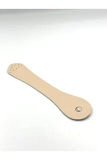 Çıt Çıtlı Kapak deri kapama - krem gold metal