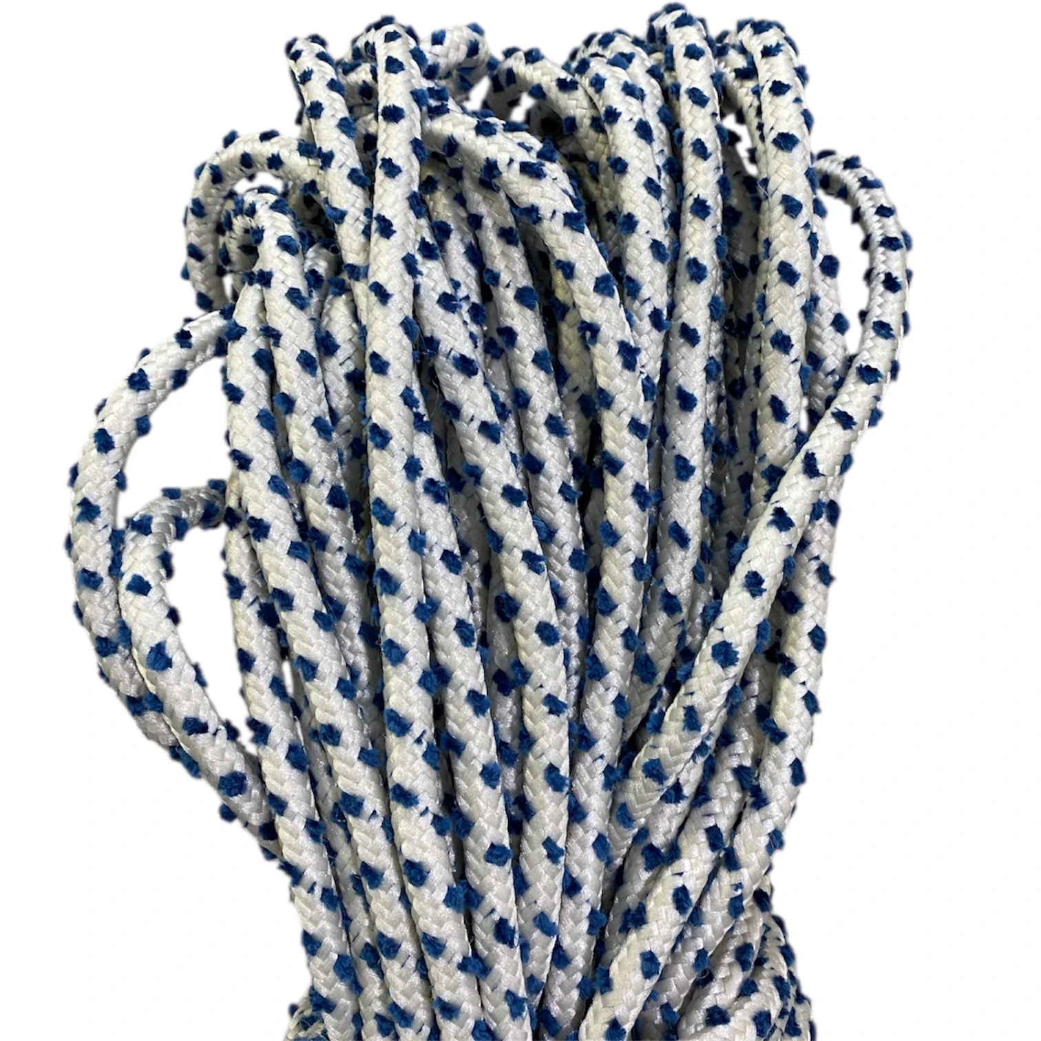 pp tress şönil ip- mavi/beyaz (1kg 8mm)