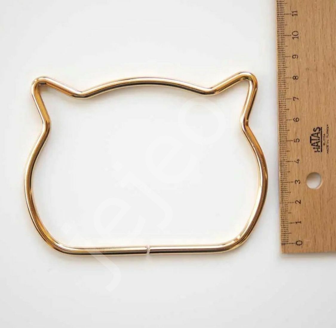 Metal kedi çanta sapı