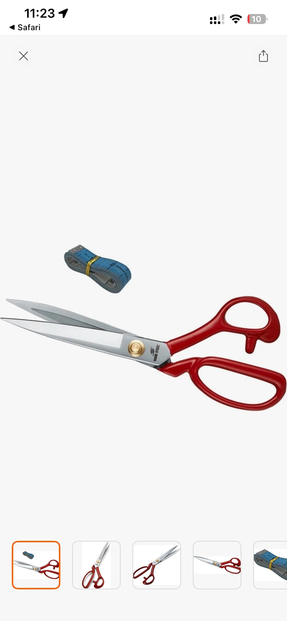 Hard Steel Terzi Makası - 10 inc