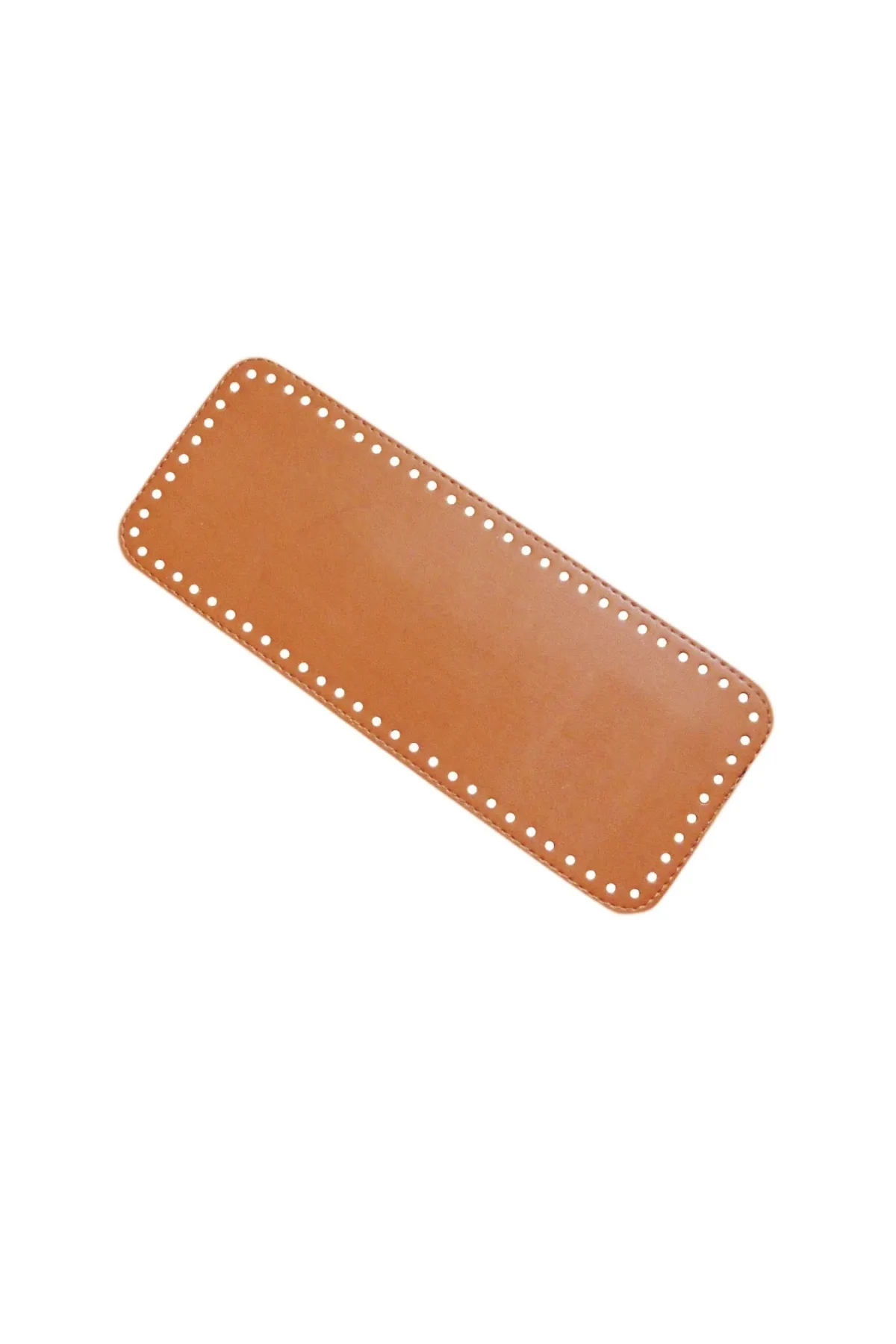 Çanta tabanı dikdörtgen 13x35 cm - kahverengi