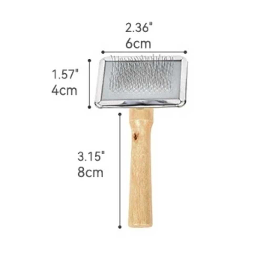 Makrome Fırçası Ahşap Saplı 11CM