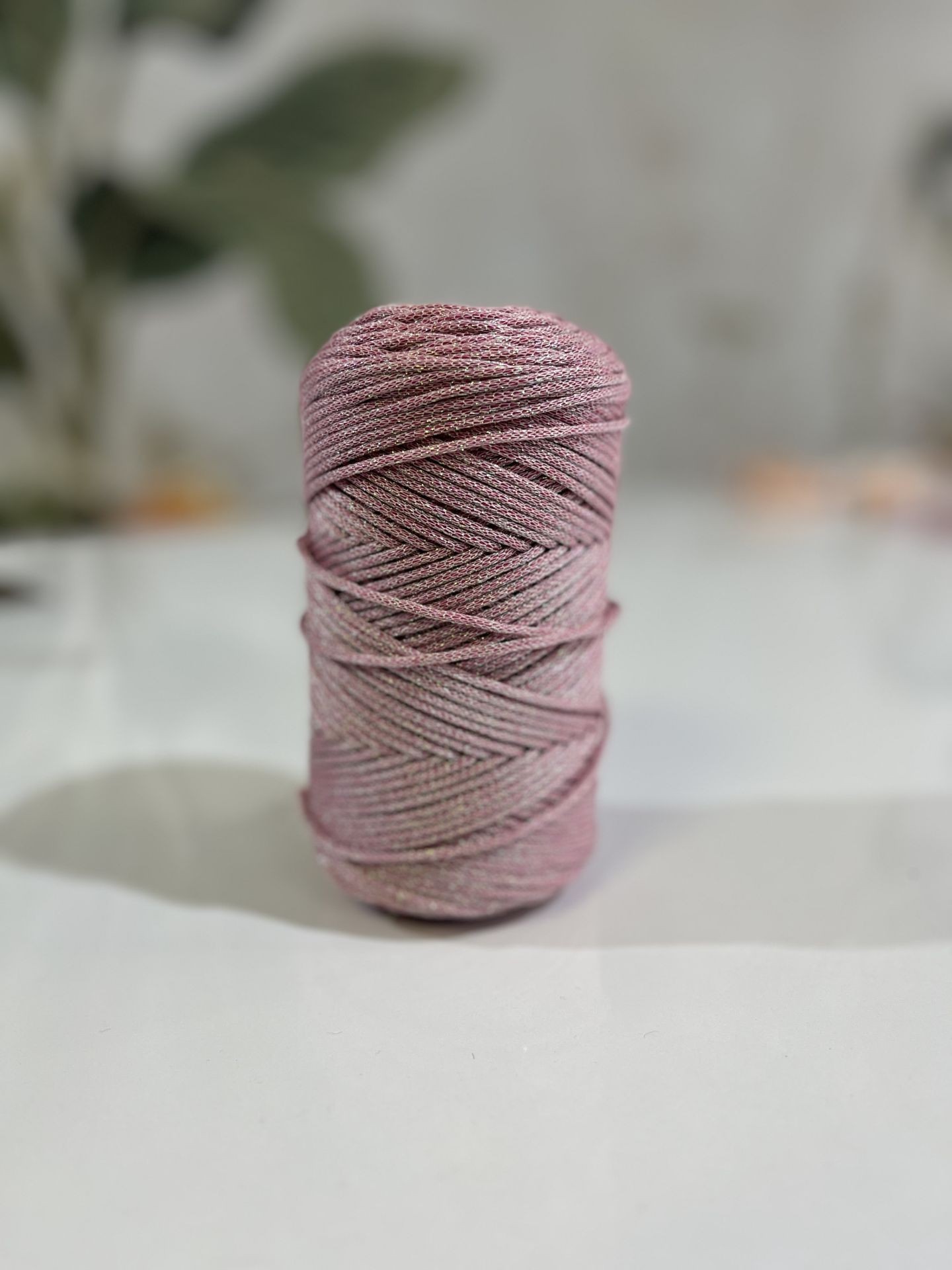 Simli cord - açık pembe