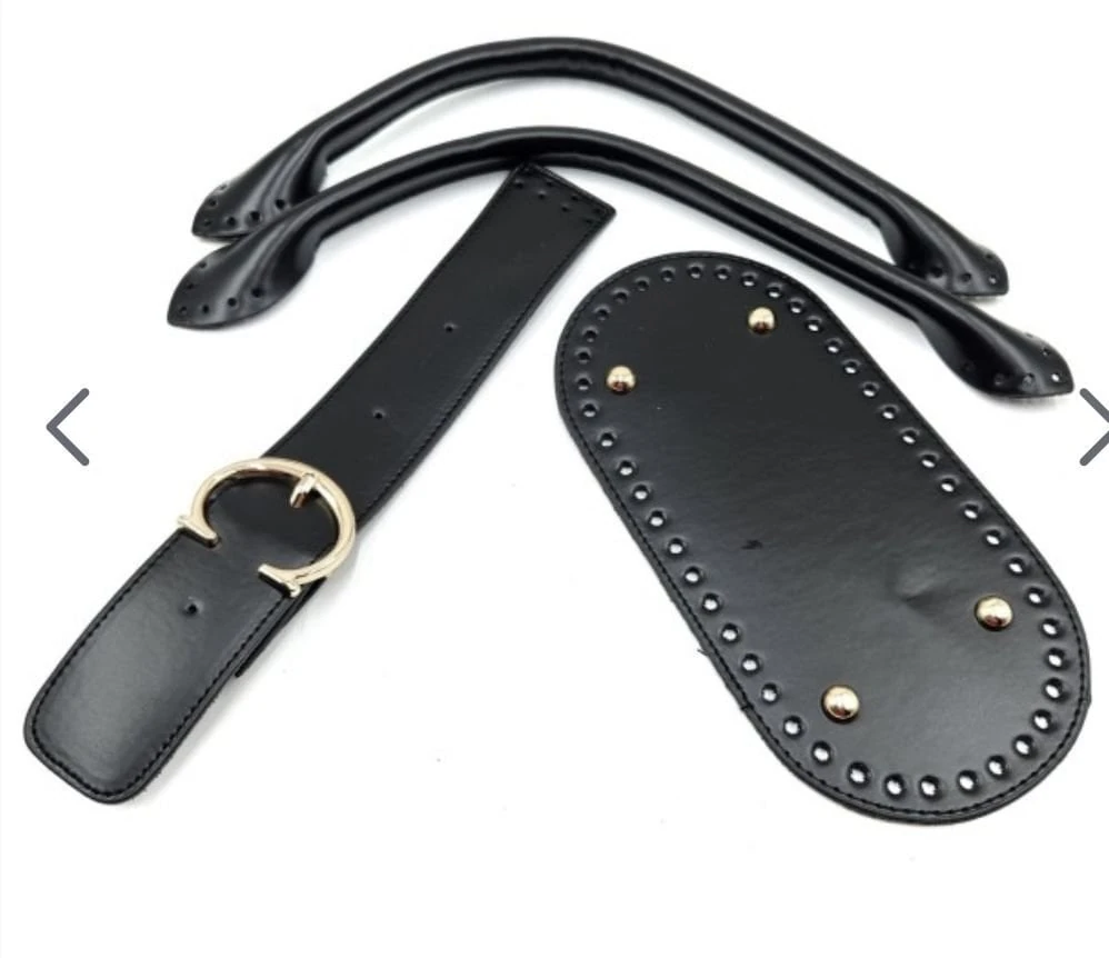 Diamond mat çanta seti - Siyah