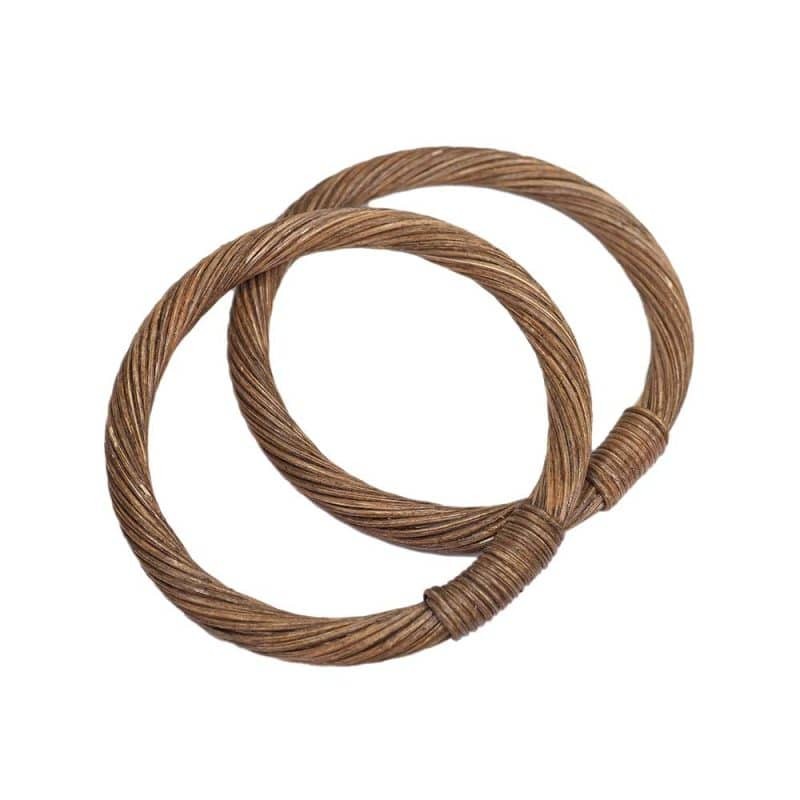 Rattan Bambu Çanta Sapı O Model 10,5CM