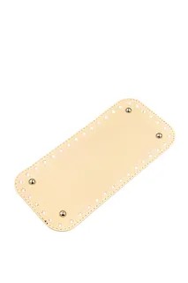 Çanta tabanı dikdörtgen 11x24 cm - krem