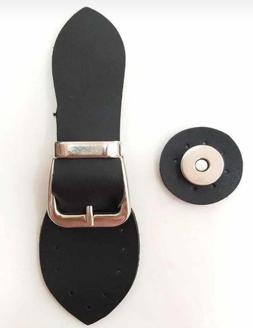 tokalı mıknatıslı kapak midi boy çanta kapama 