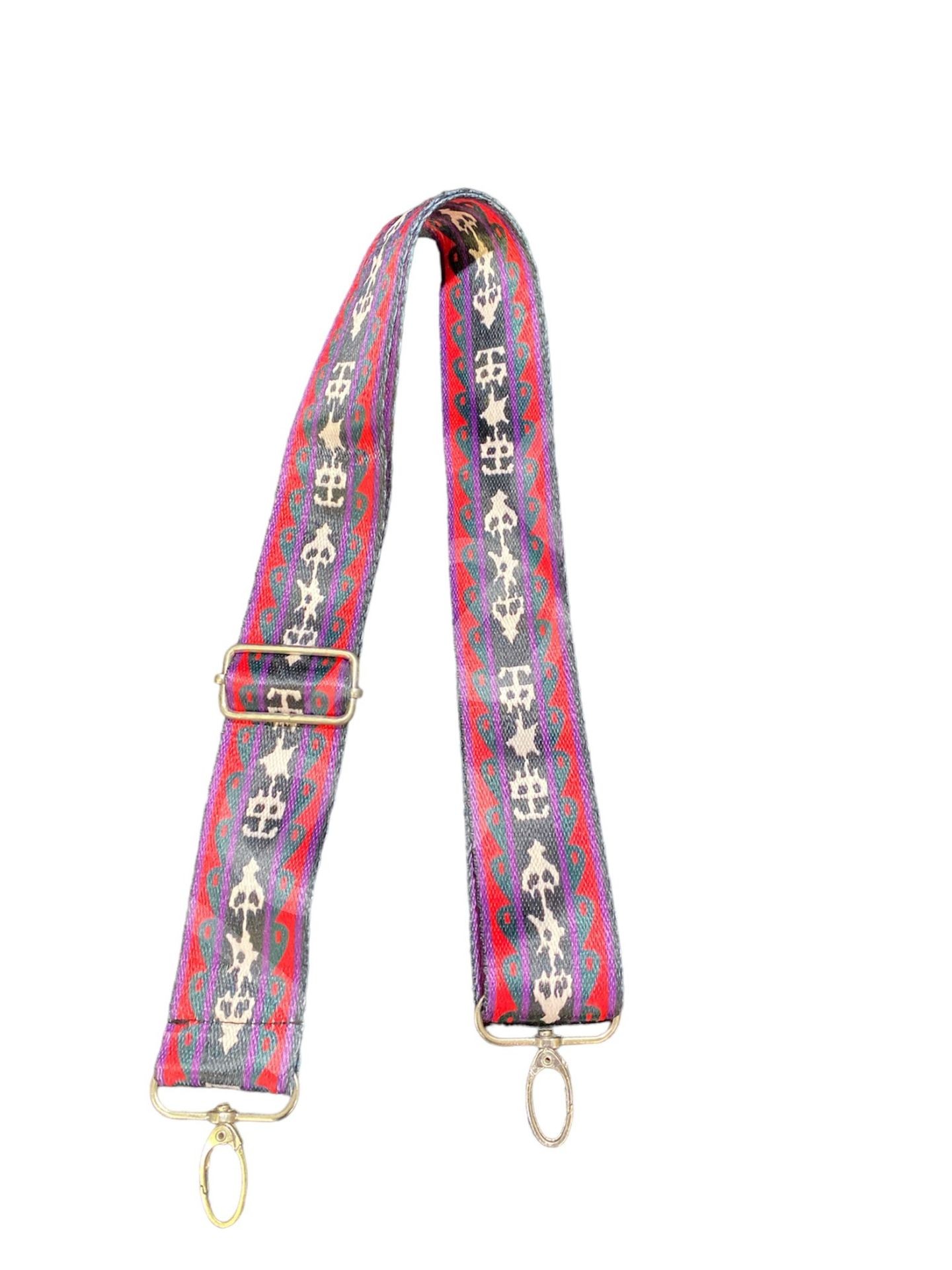 Ayarlanabilir çanta sapı etnik desen- 5
