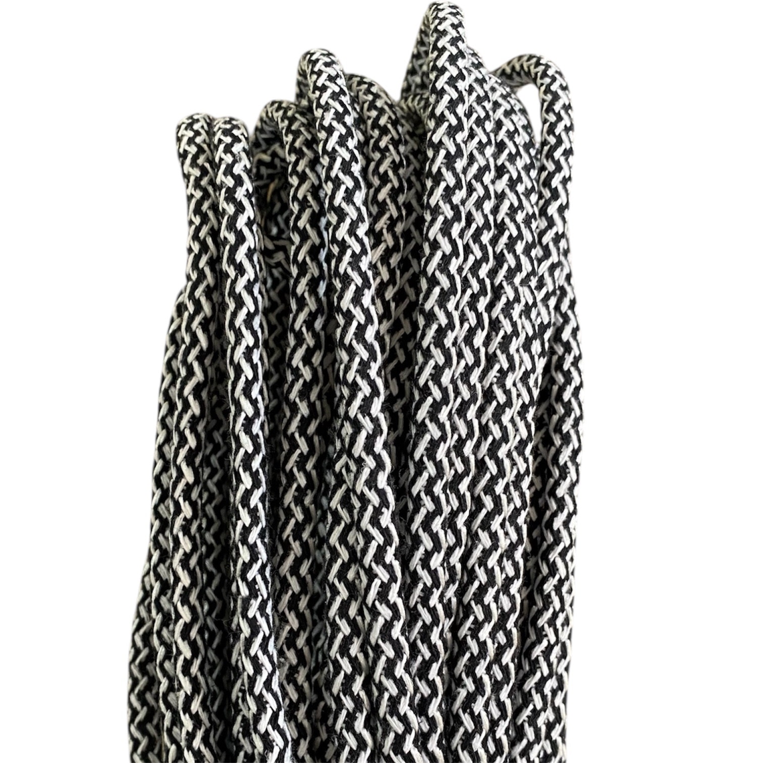 ebruli kordon ip- siyah/beyaz 2 (1 kg 48/50 metre)