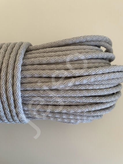 Pamuk tress kordon ip - Gri (1 kg 48/50metre)