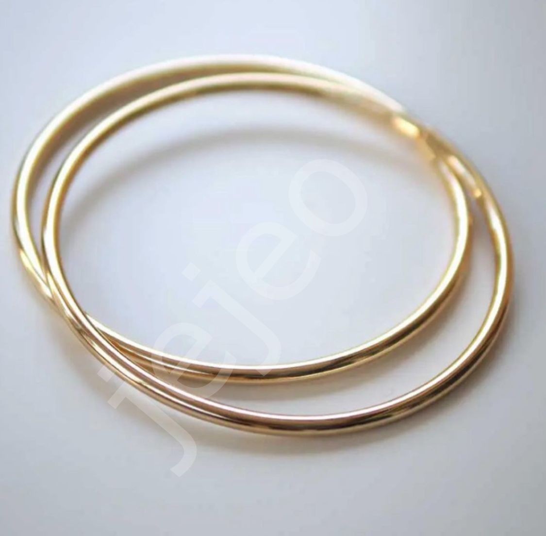 Metal daire model çanta sapı - gold