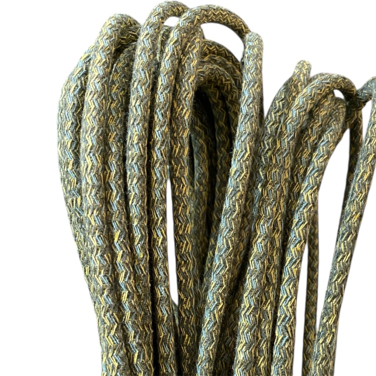 ebruli kordon ip - Yeşil melanj  (1kg 48/50 metre)