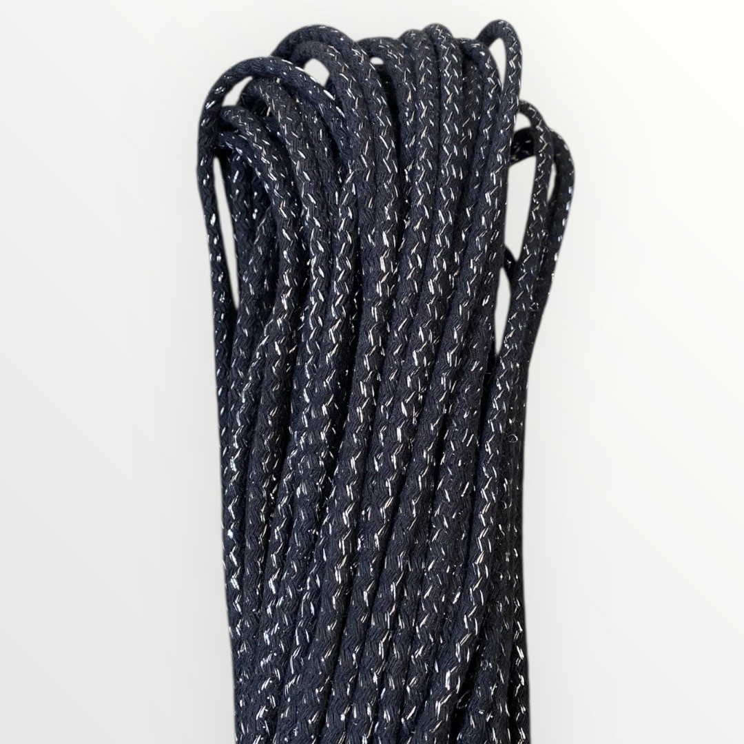 simli kordon ip - Siyah special gümüş (1 kg 48/50metre)
