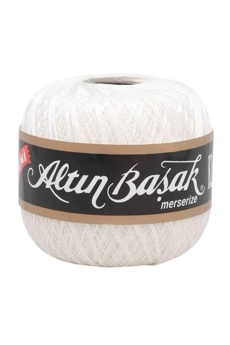 Altınbaşak 100Gr Klasik Dantel İpi 60 No - beyaz