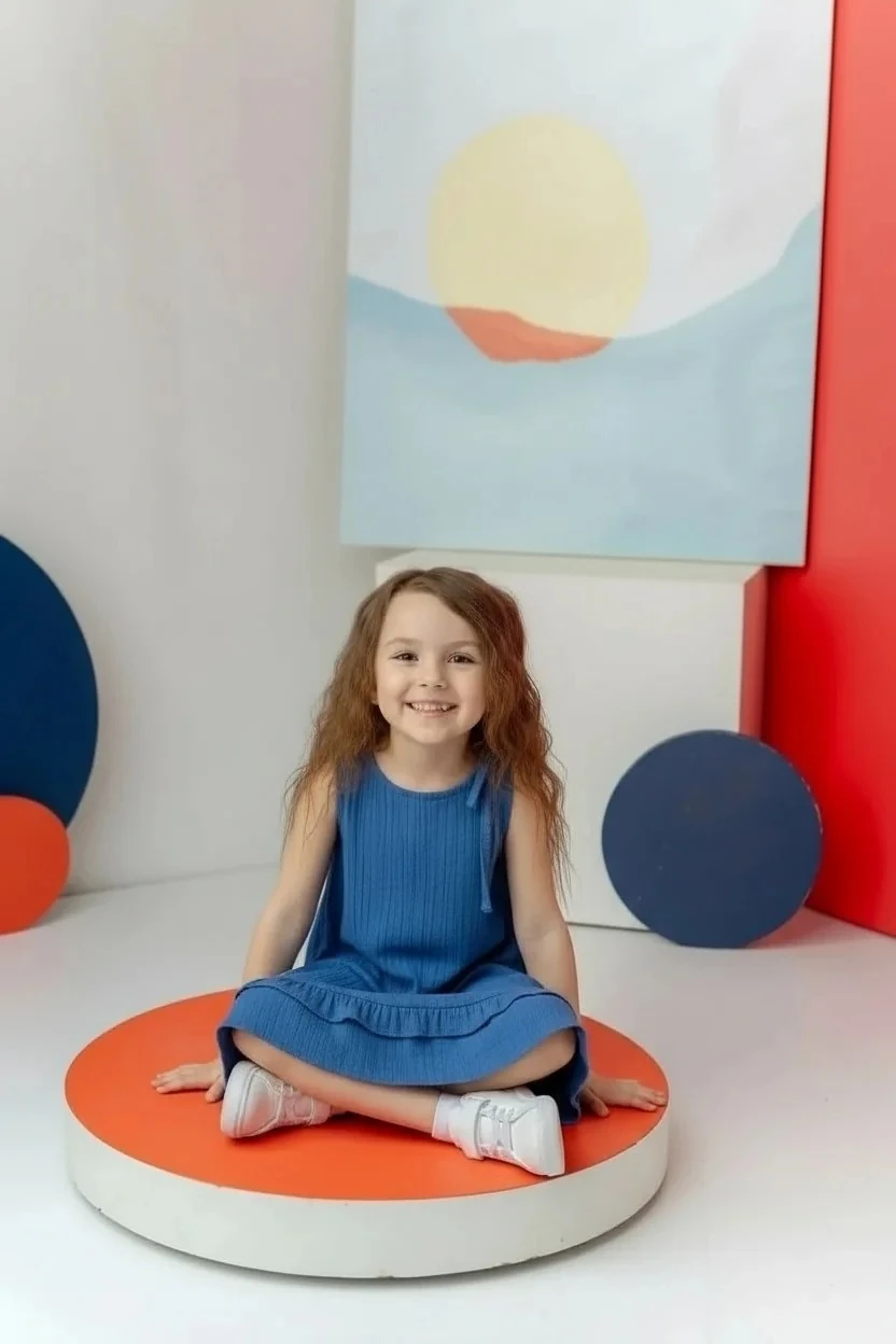 Kız Çocuk Fırfırlı Askılı Elbise