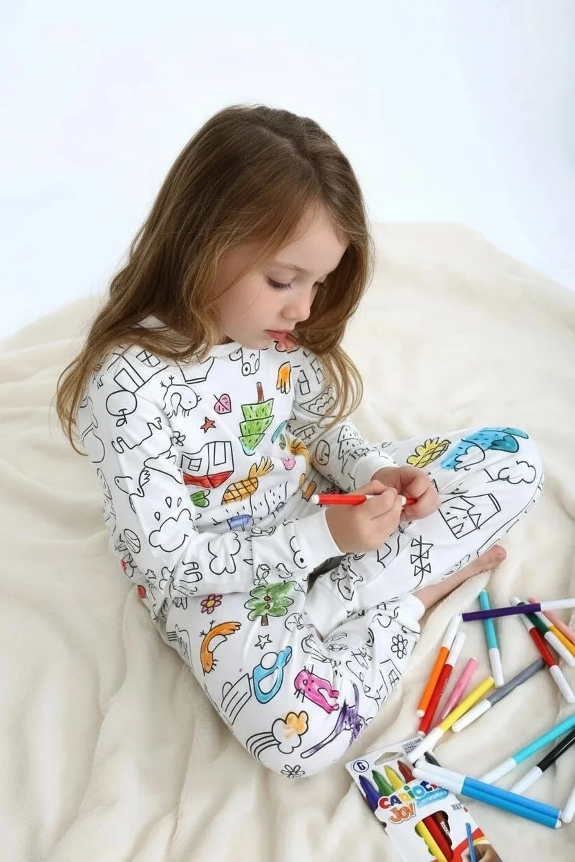 Boyanabilen Unisex Pijama Takımı