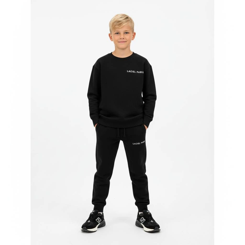 Siyah 2iplik Unisex Eşofman Takımı