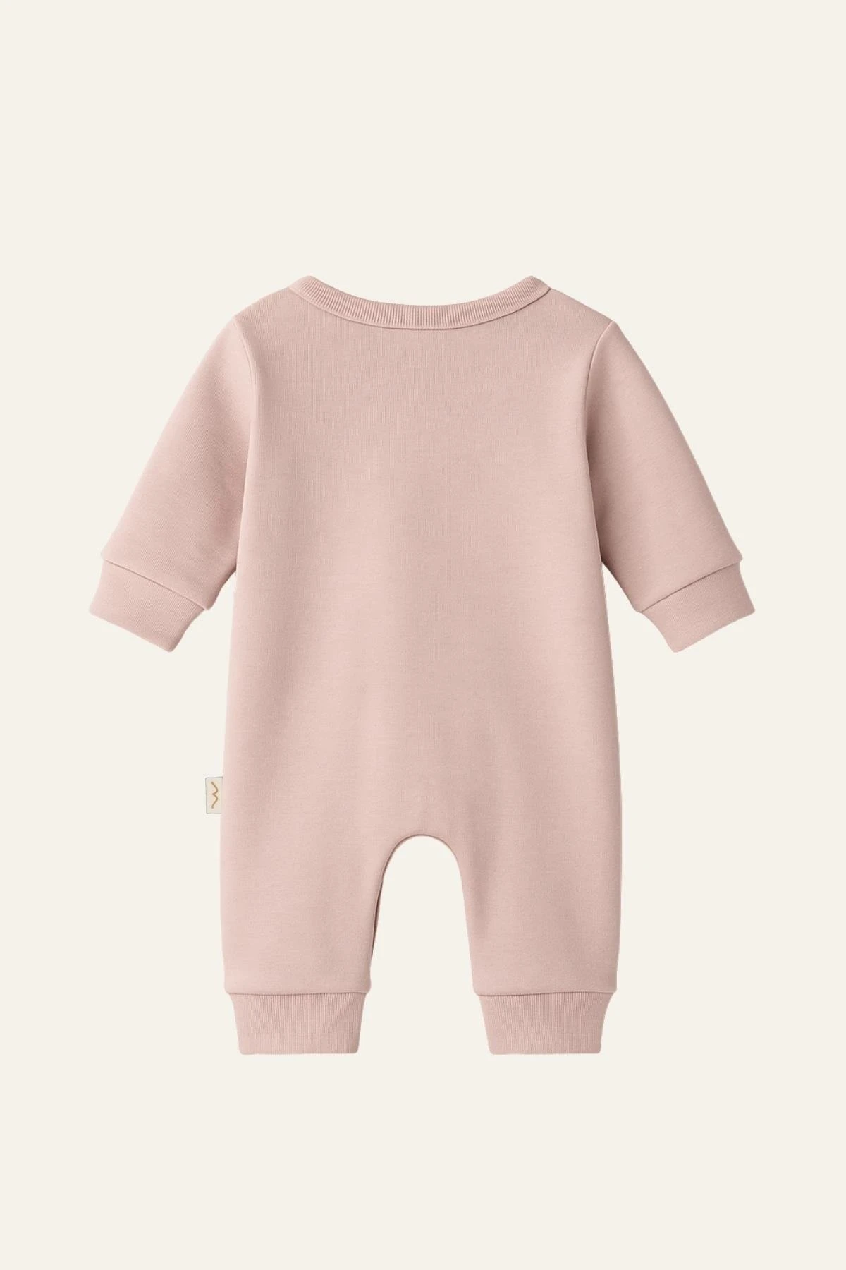 Unisex Bebek Organik Tulum - Pudra