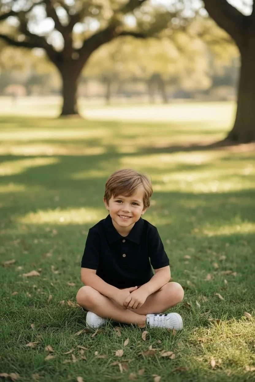 Erkek Çocuk Siyah Lakost T-Shirt