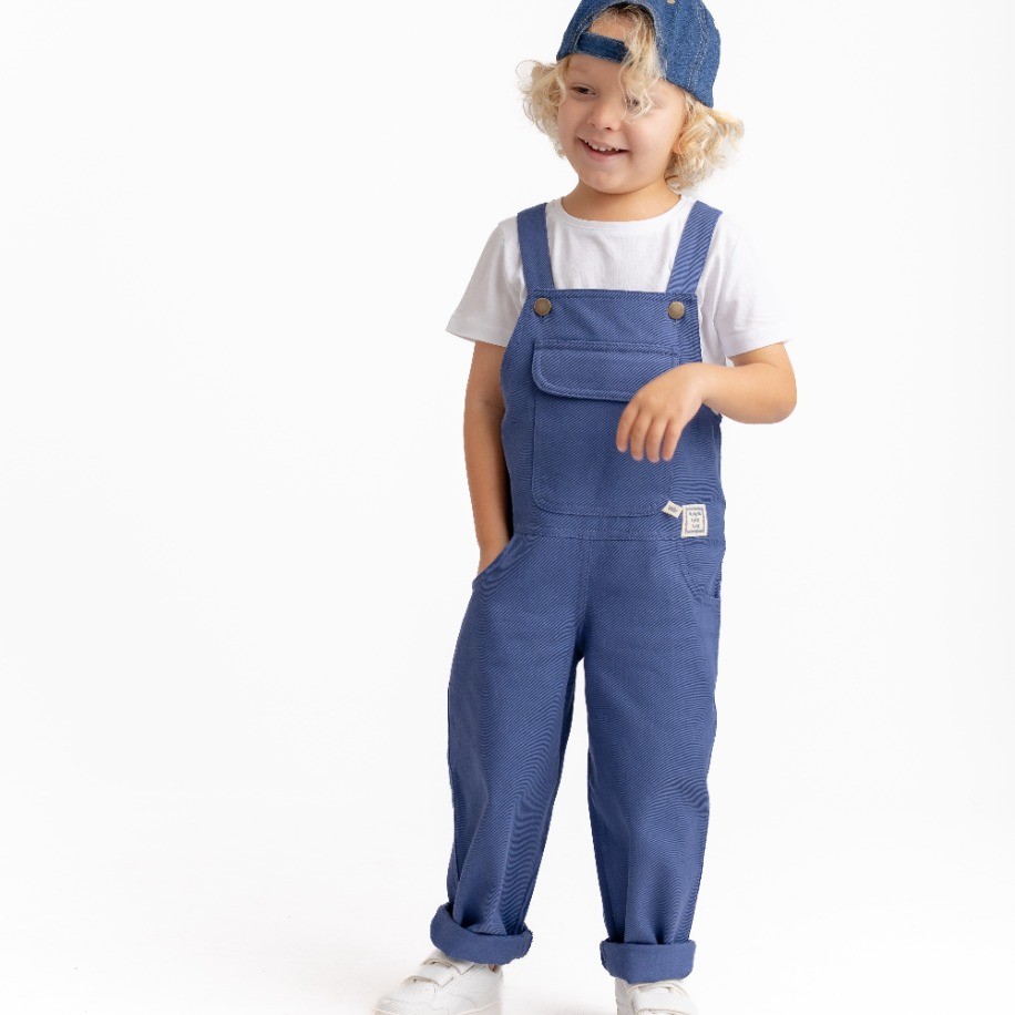 Unisex Gabardin Salopet Mavi