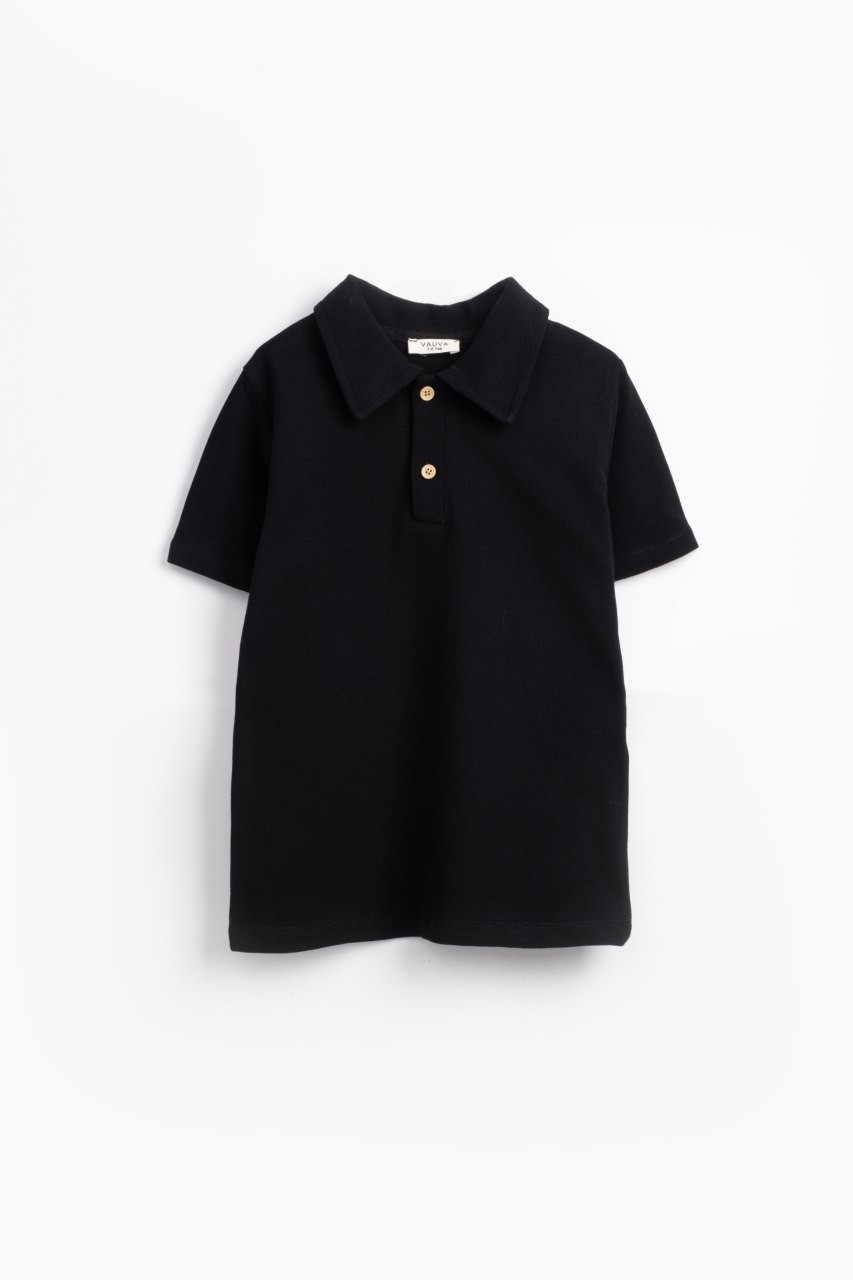 Erkek Çocuk Siyah Lakost T-Shirt
