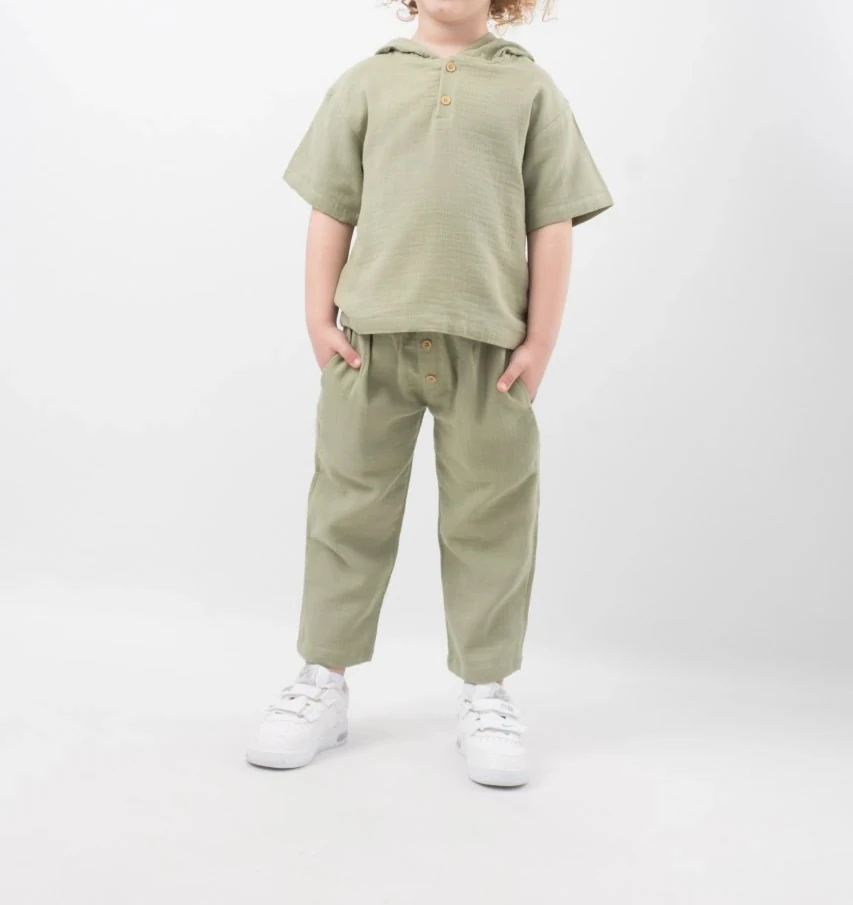 Kapüşonlu Müslin Takım