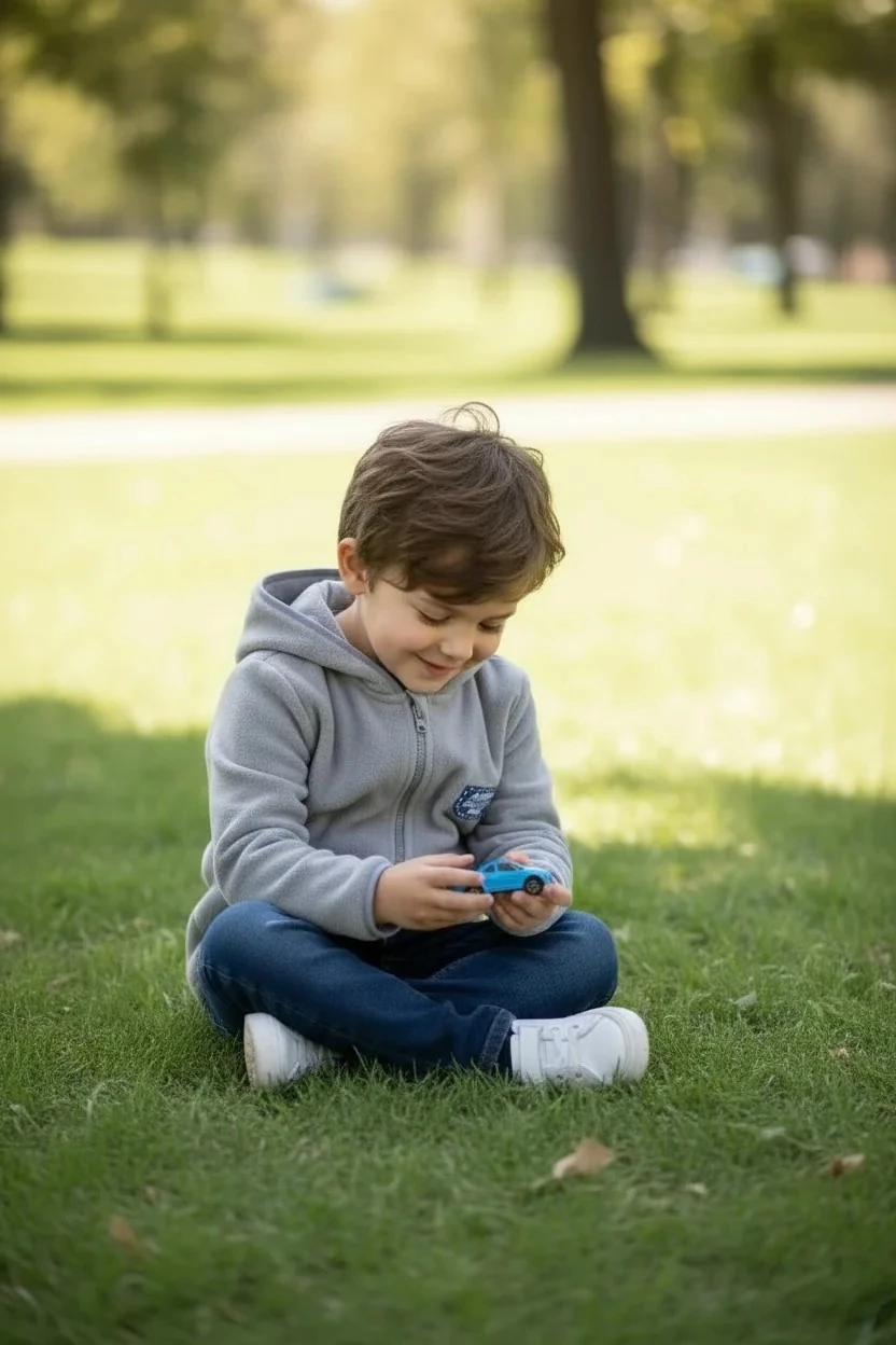 Kapşonlu Fermuarlı Polar Ceket