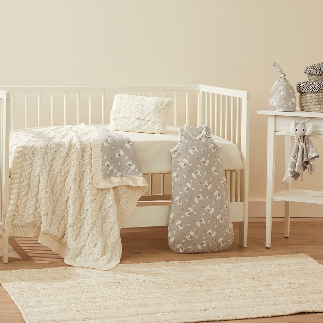 FİL DESENLİ UYKU TULUMLU SET