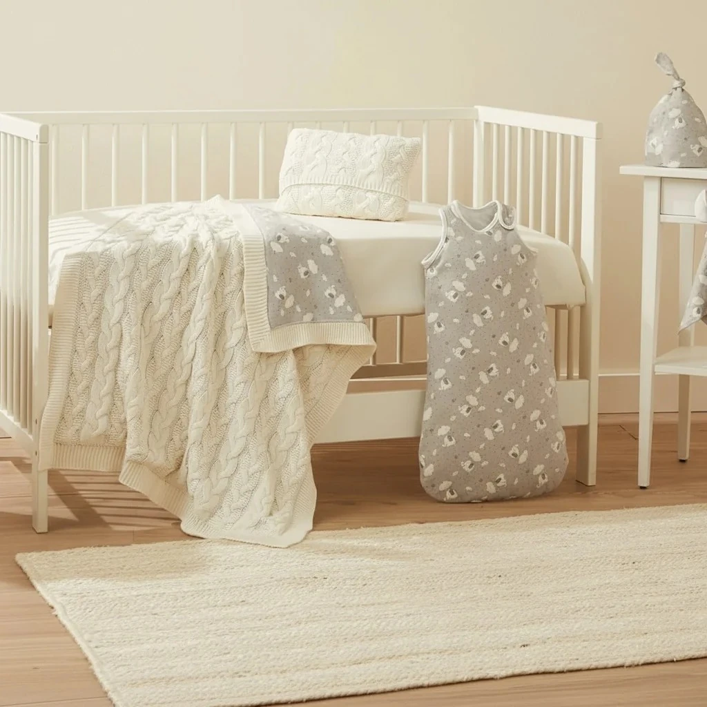 FİL DESENLİ UYKU TULUMLU SET