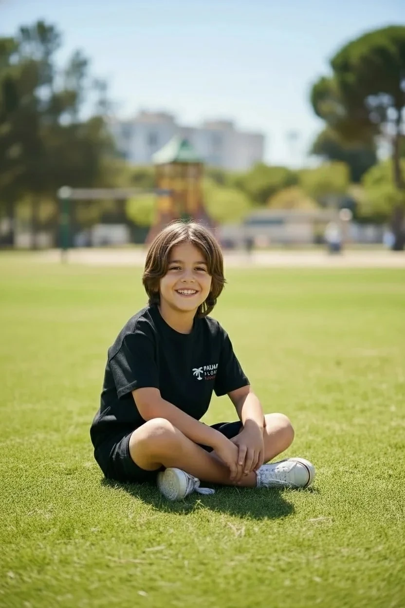 Erkek Çoçuk Sörf Baskılı T-Shirt Kısa Şort Takım