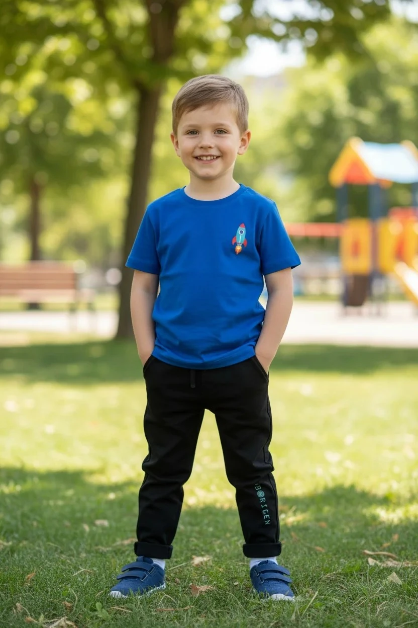 Erkek Siyah Aborigen Pantolon