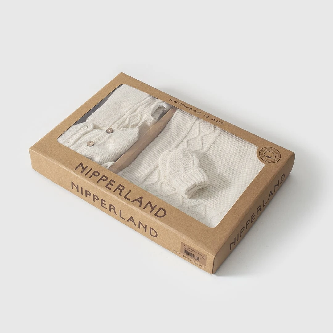 UNISEX 0-3 AY BAKLAVA DESEN SALOPETLİ 5Lİ SET