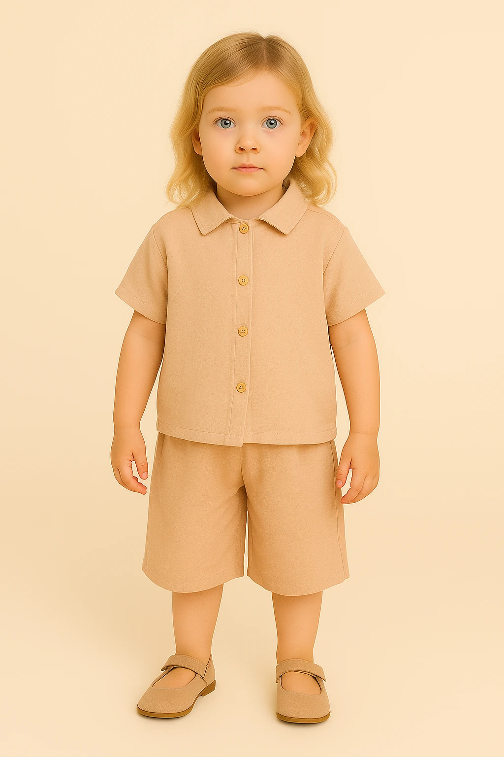 Kız Çocuk Müslin Takım