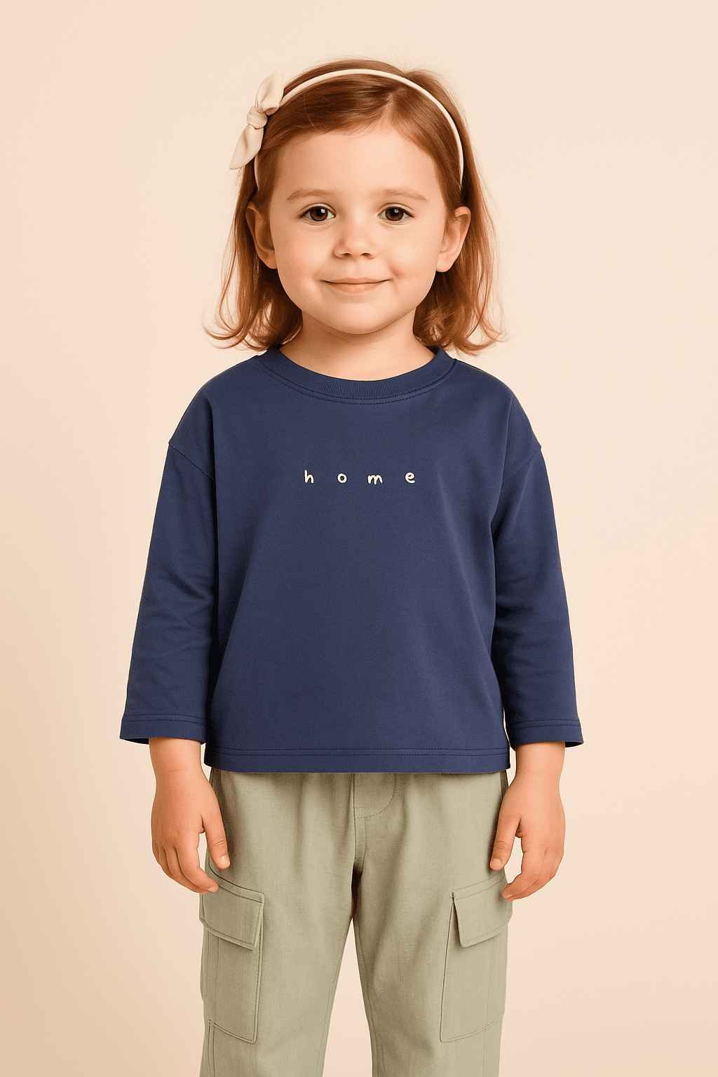 Mavi Uzun Kollu Sweatshirt