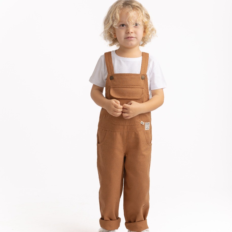 Unisex Gabardin Salopet Taba