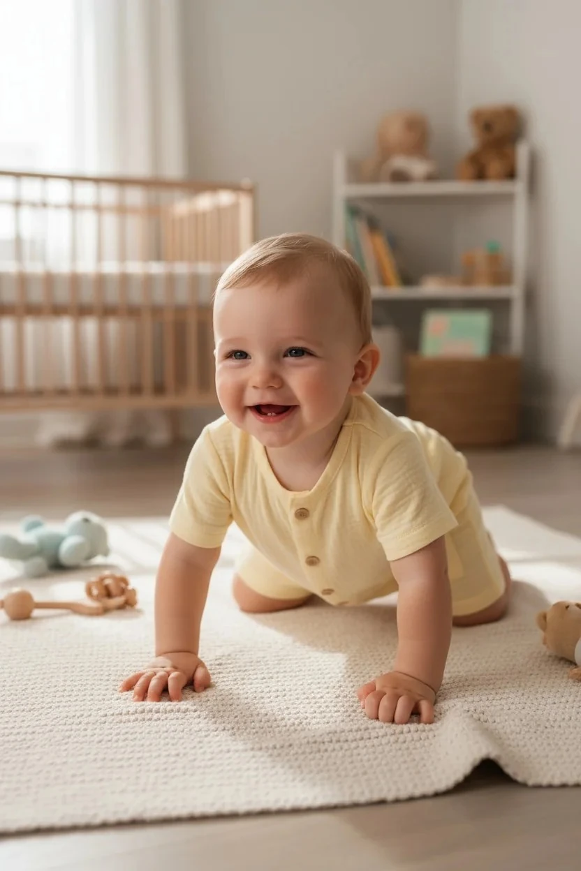 Erkek Bebek Sarı Tulum