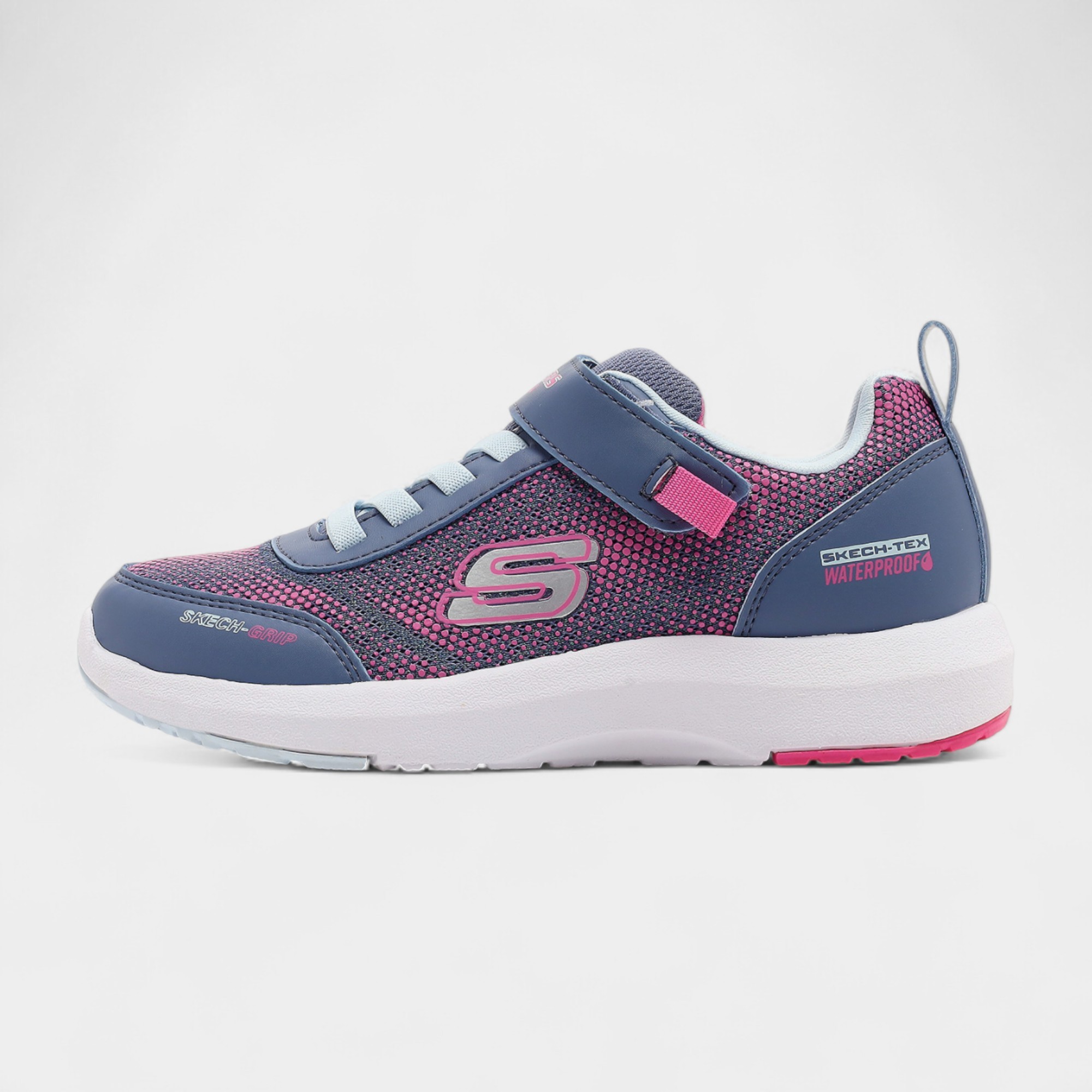 Skechers Dynamic Tread – Journey Time Waterproof Çocuk Spor Ayakkabı 303387LCCPK - GRİ PEMBE