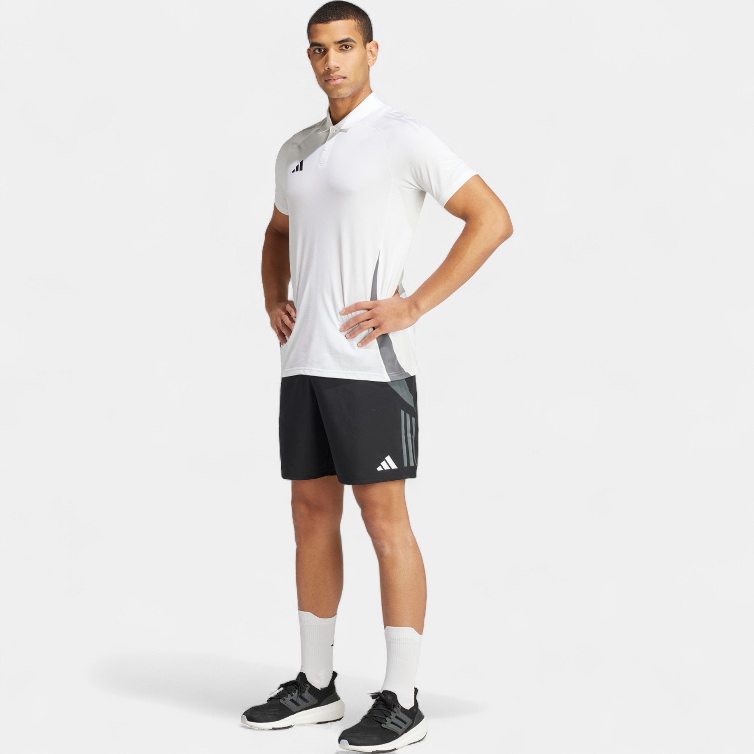 Adidas TIRO24 C POLO Erkek Tişört IR7565 - Beyaz